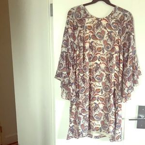 DR2 bell-sleeved cocktail dress